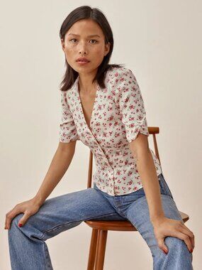 Reformation Ama Top Size 0 NWT